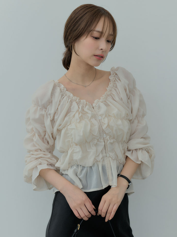 マルチWAYシャーリングトップス