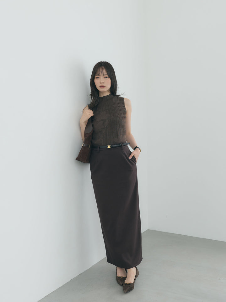 【Essential】Authentic wool like pencil skirt