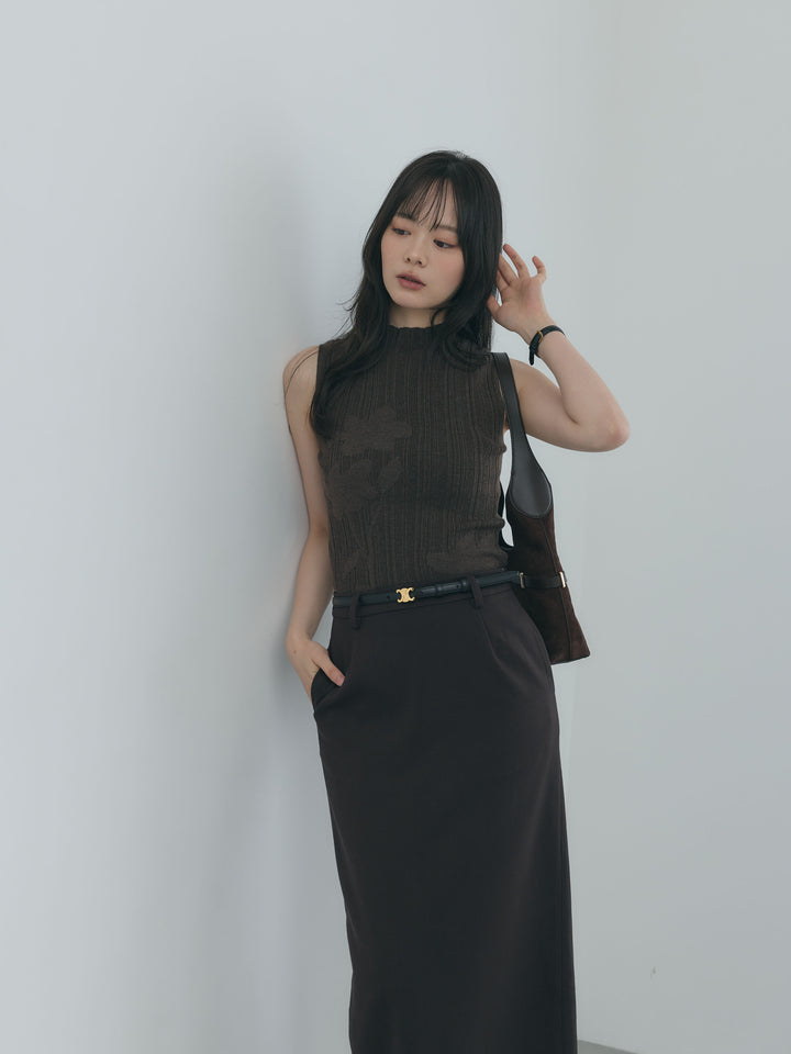 【Essential】Authentic wool like pencil skirt