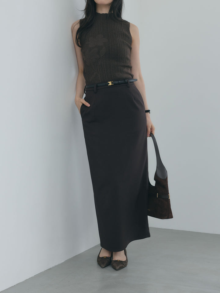 【Essential】Authentic wool like pencil skirt
