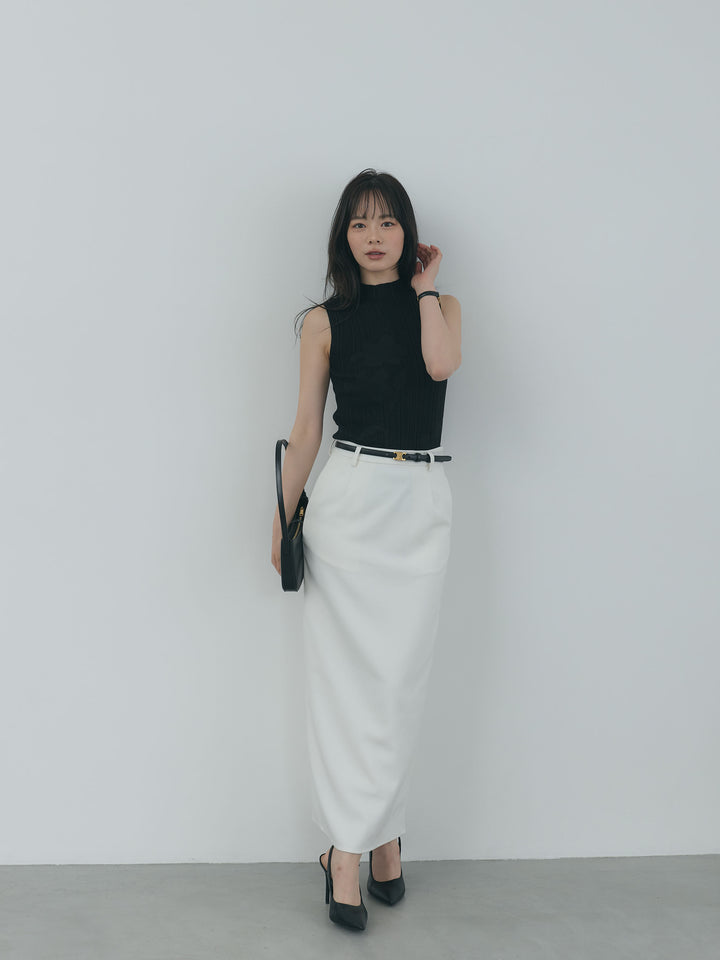 【Essential】Authentic wool like pencil skirt