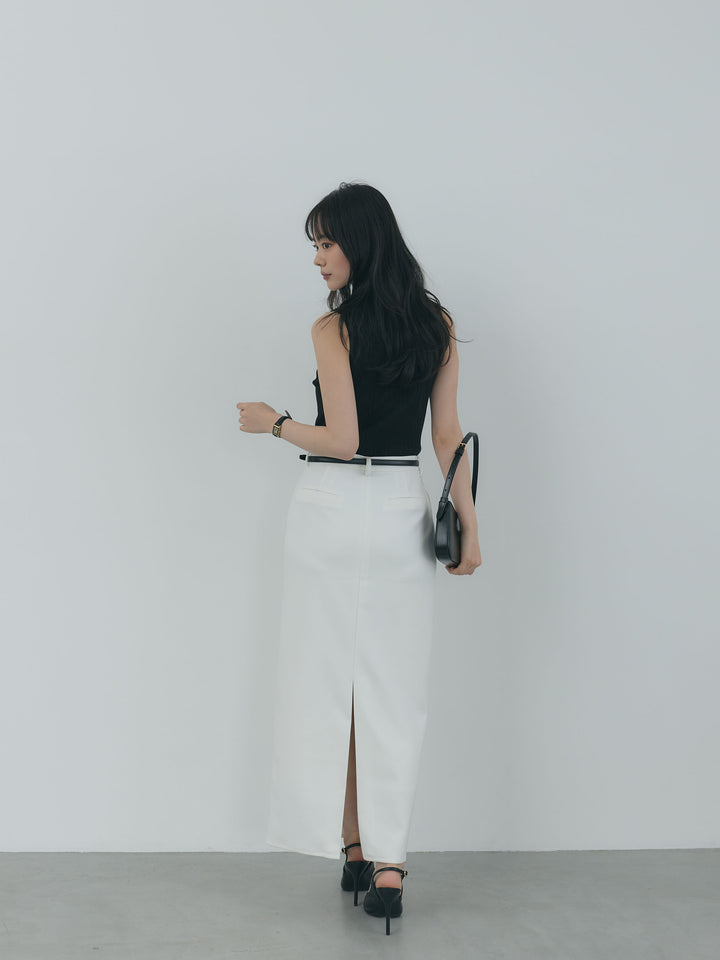 【Essential】Authentic wool like pencil skirt