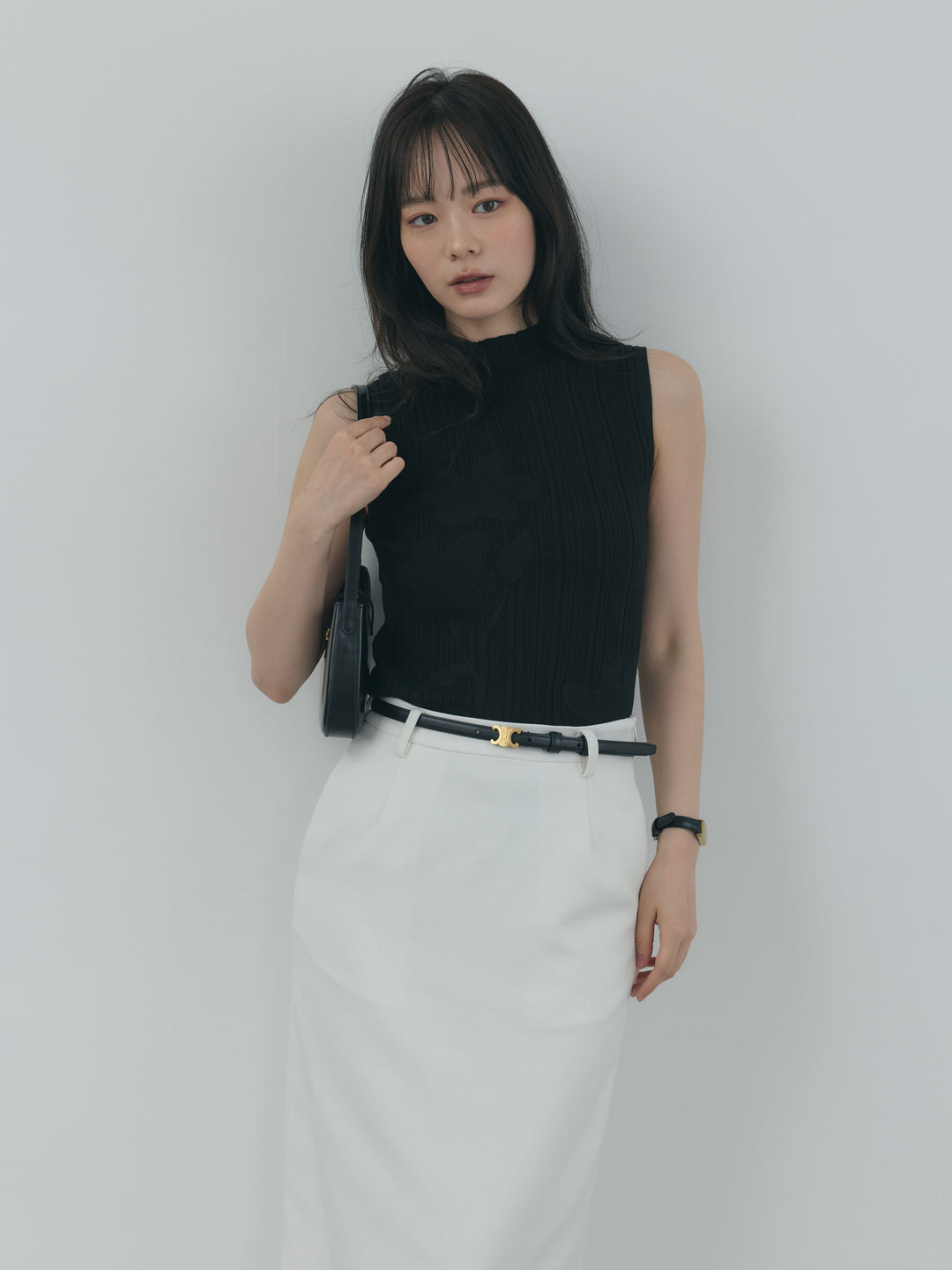 【Essential】Authentic wool like pencil skirt
