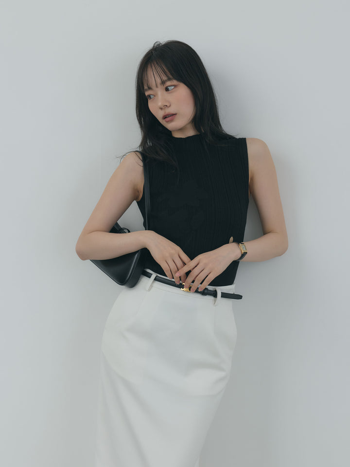 【Essential】Authentic wool like pencil skirt