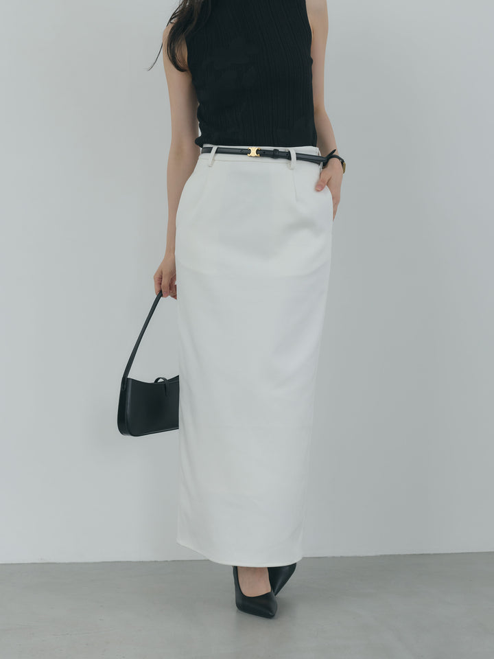 【Essential】Authentic wool like pencil skirt