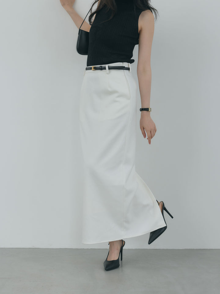 【Essential】Authentic wool like pencil skirt