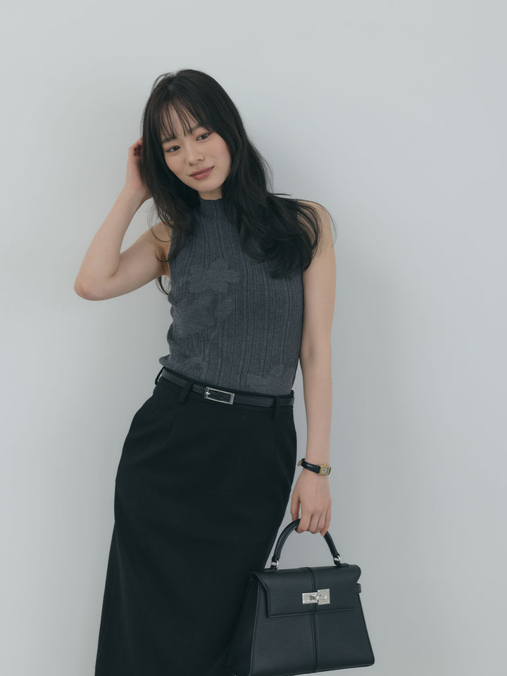 【Essential】Authentic wool like pencil skirt