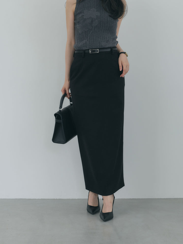 【Essential】Authentic wool like pencil skirt