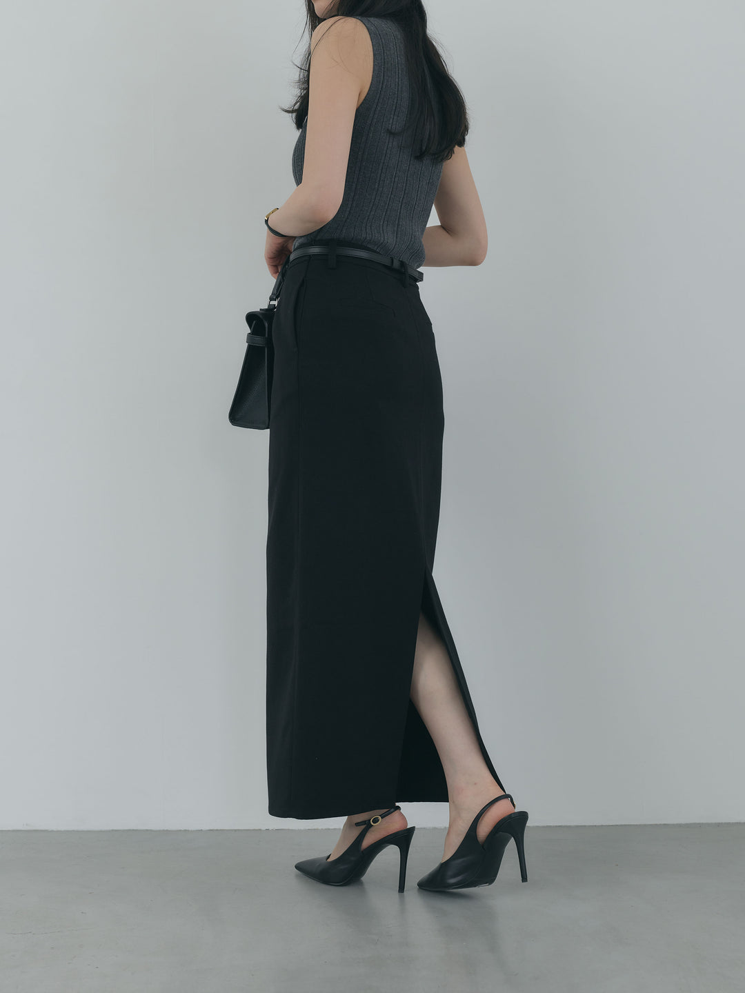 【Essential】Authentic wool like pencil skirt
