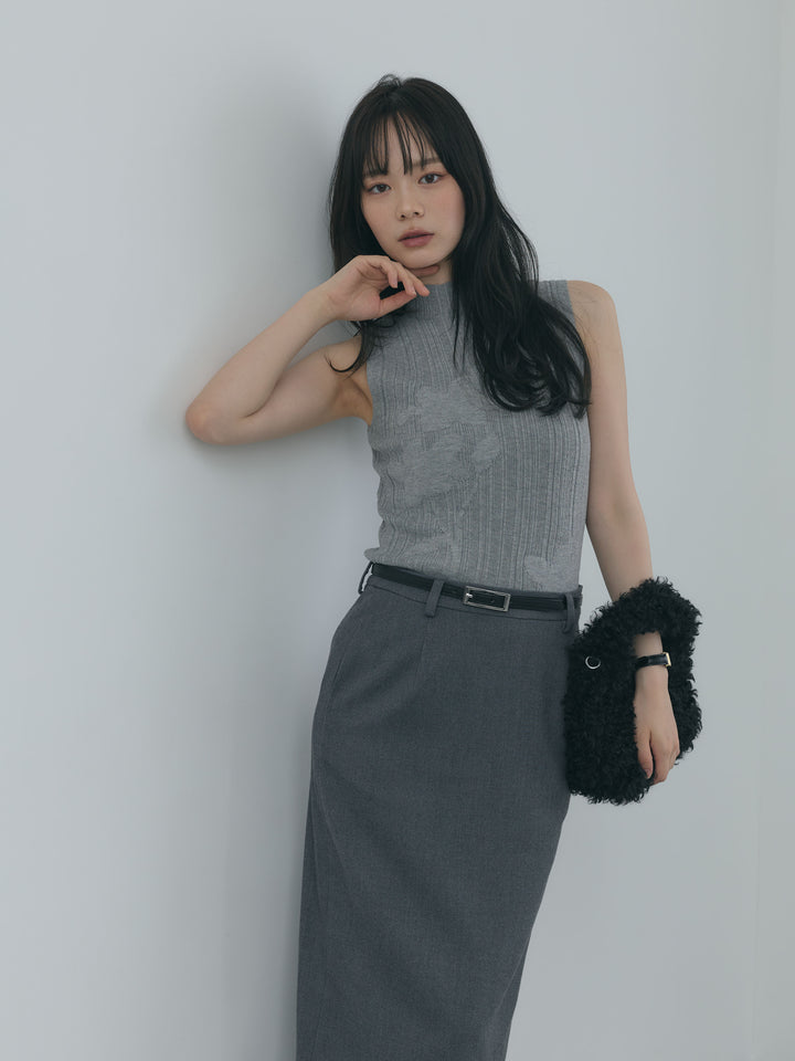 【Essential】Authentic wool like pencil skirt