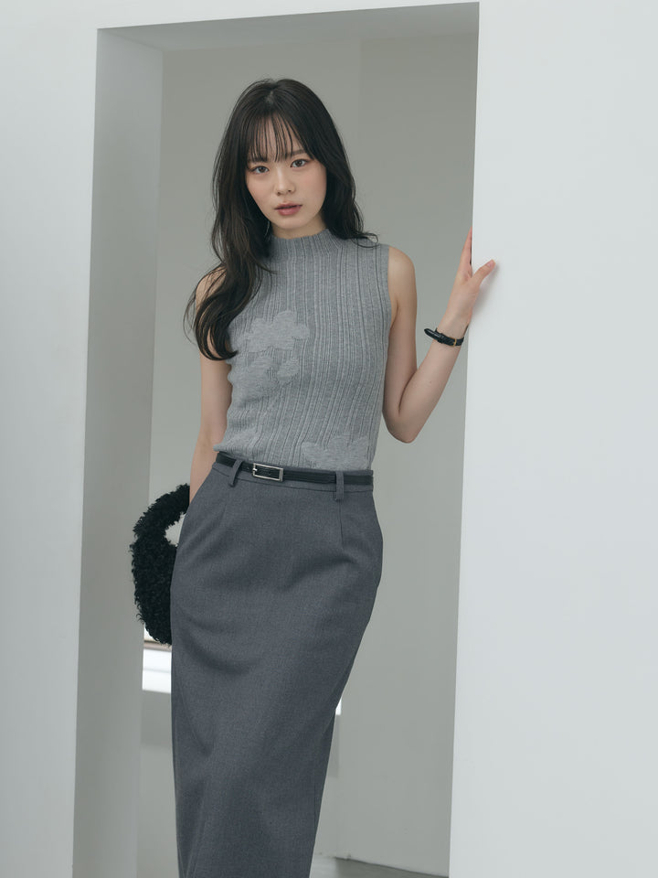 【Essential】Authentic wool like pencil skirt