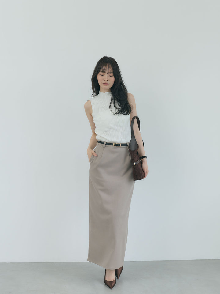 【Essential】Authentic wool like pencil skirt