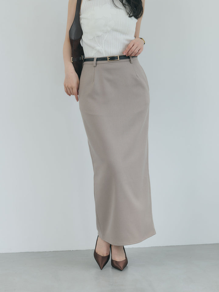 【Essential】Authentic wool like pencil skirt