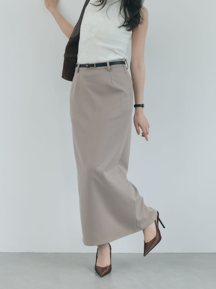 【Essential】Authentic wool like pencil skirt