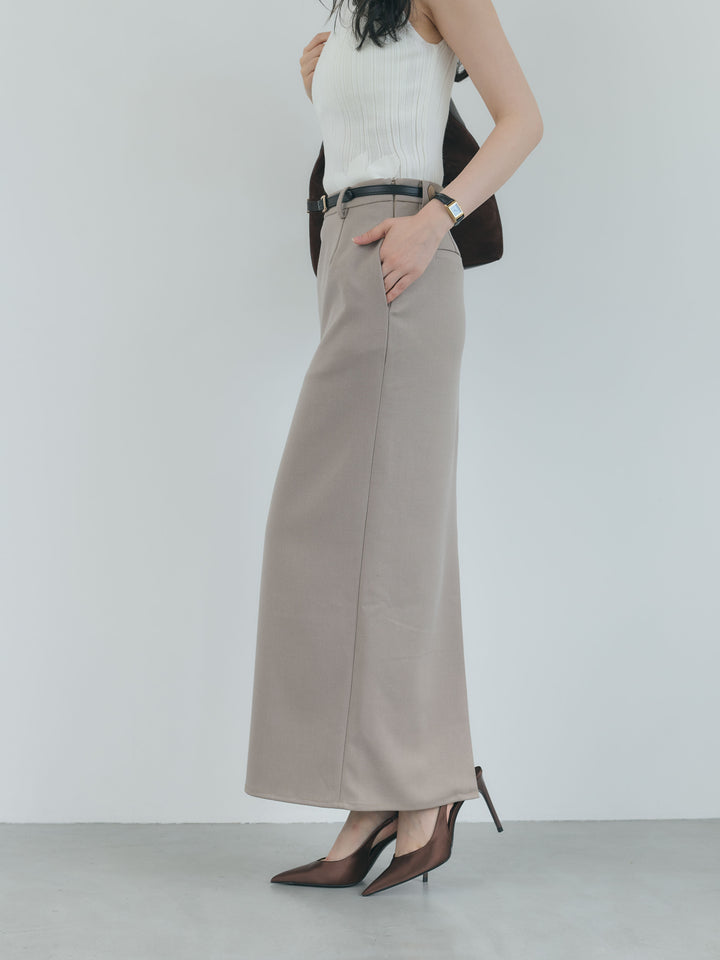 【Essential】Authentic wool like pencil skirt