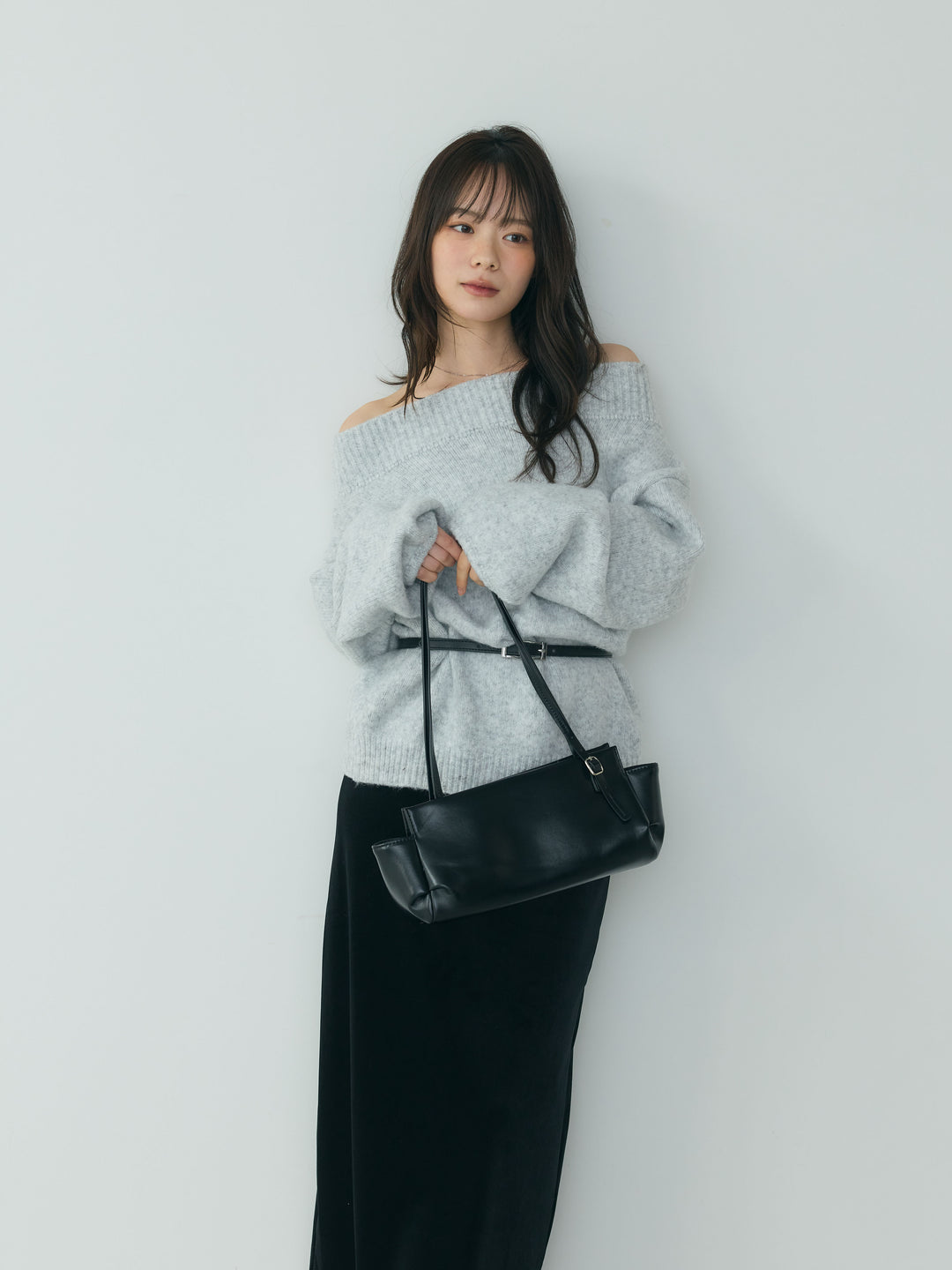 ベロアIラインスカート