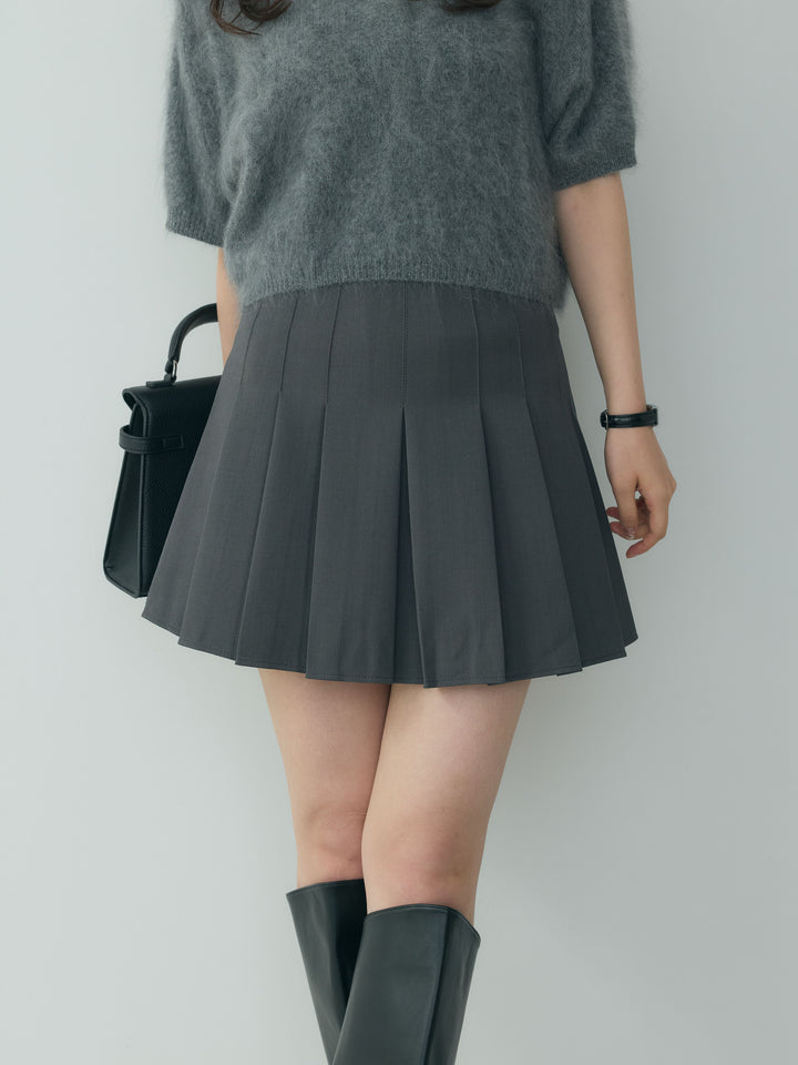 ベーシックプリーツミニスカート