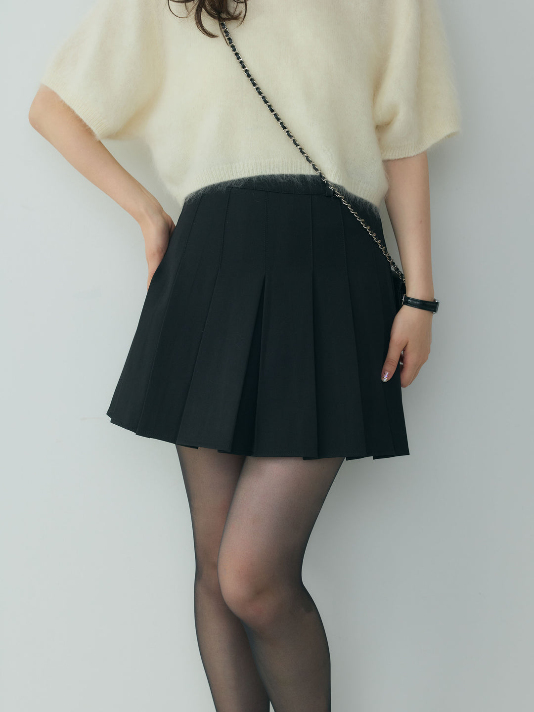ベーシックプリーツミニスカート