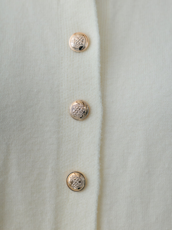【NOVELTY】Vintage button knit cardigan