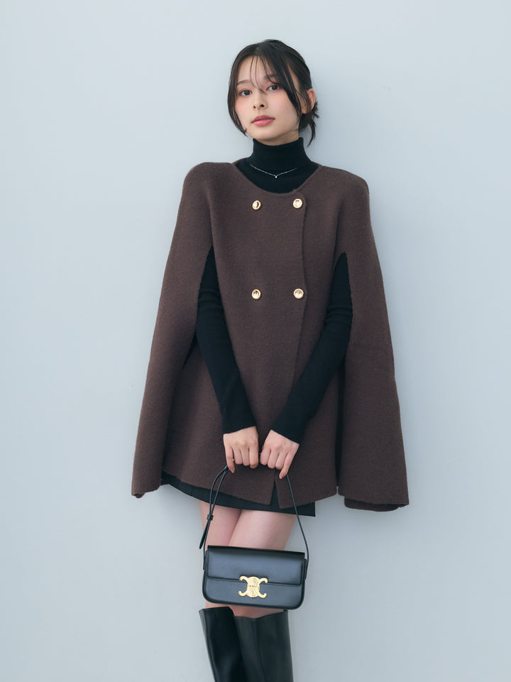 ベーシックソフトタッチタートルネックニットトップス