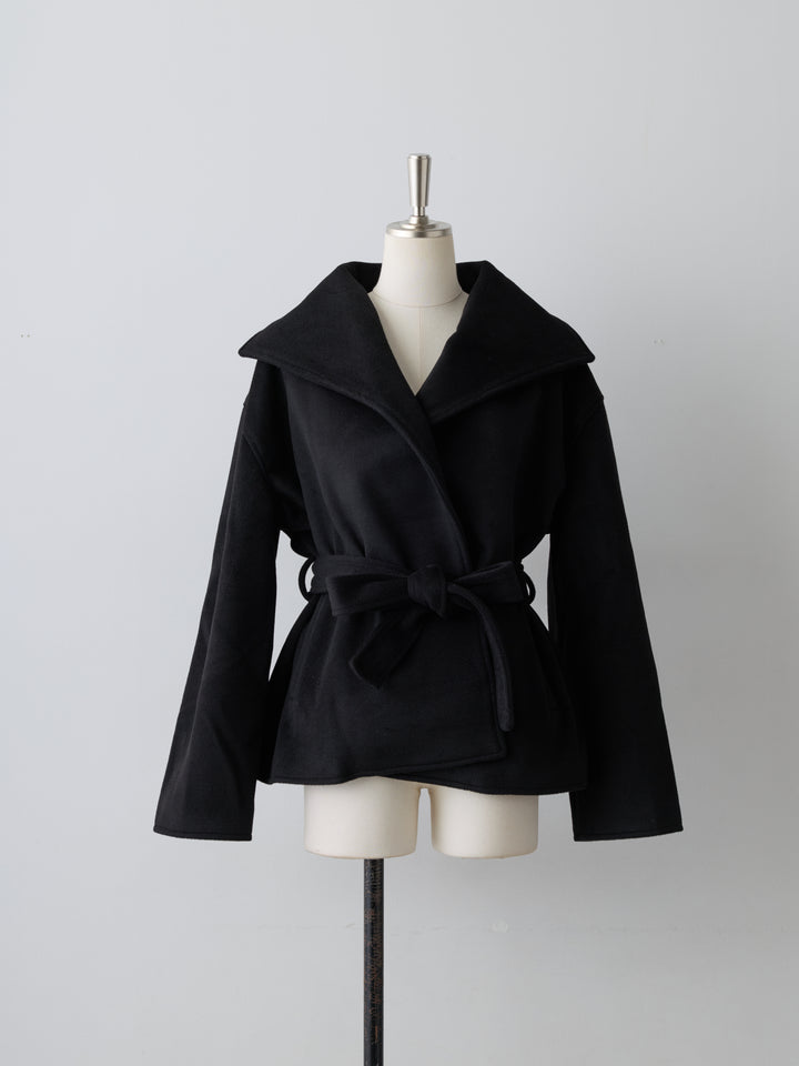 【Essential】Wool middle coat