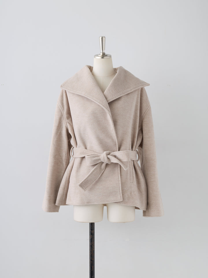 【Essential】Wool middle coat