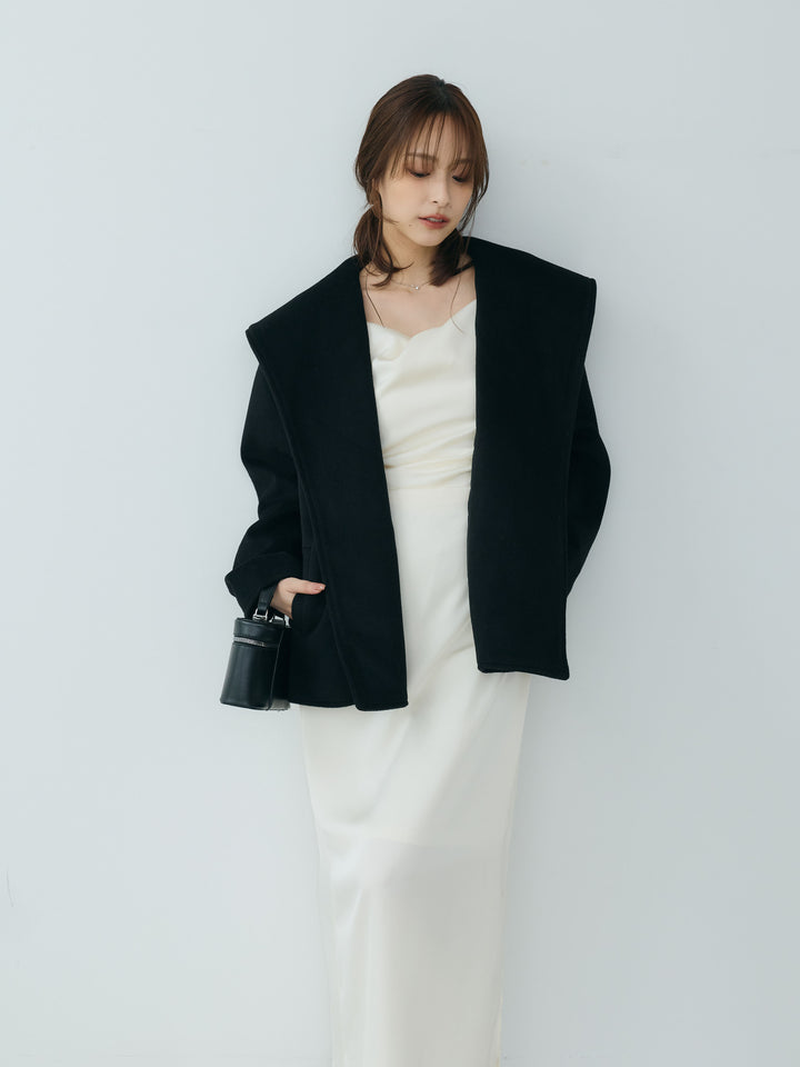 【Essential】Wool middle coat