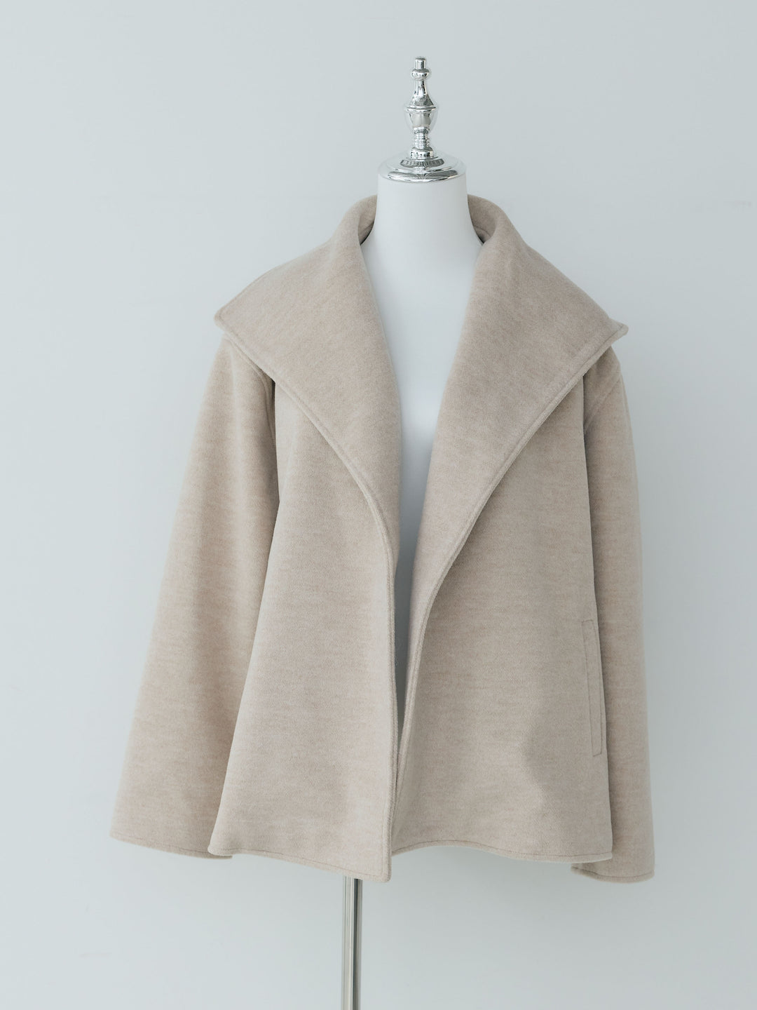 【Essential】Wool middle coat