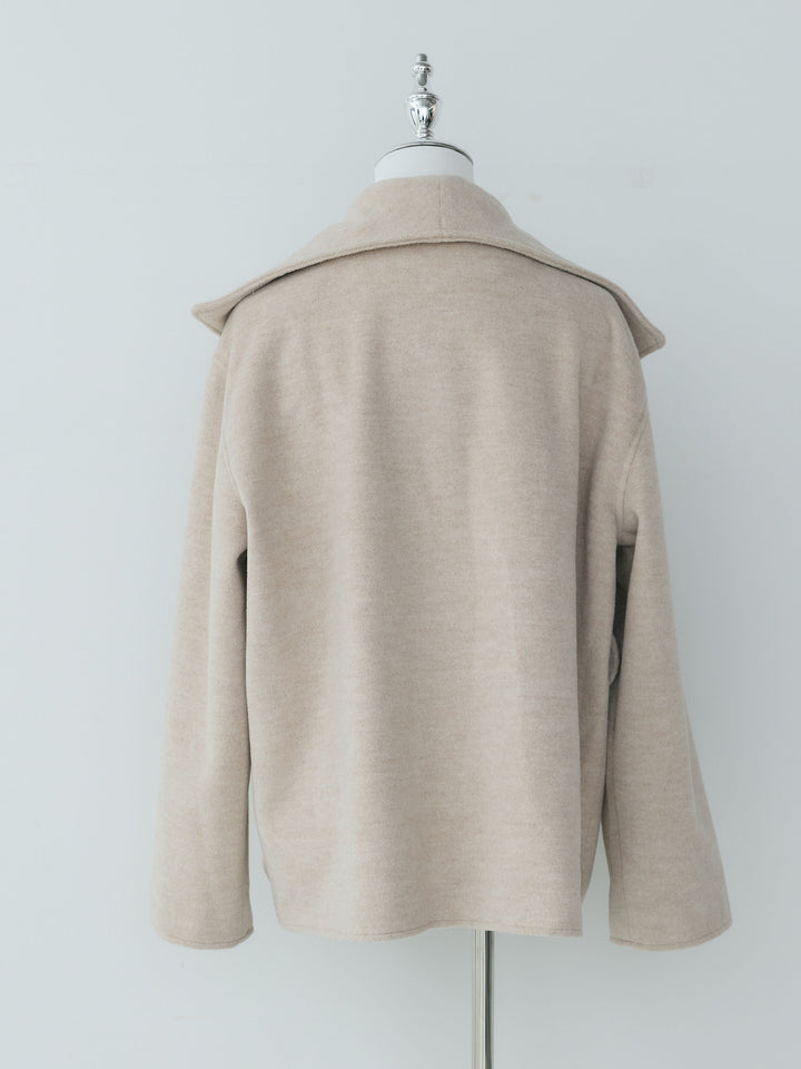 【Essential】Wool middle coat