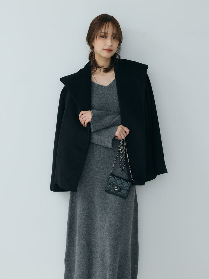 【Essential】Wool middle coat