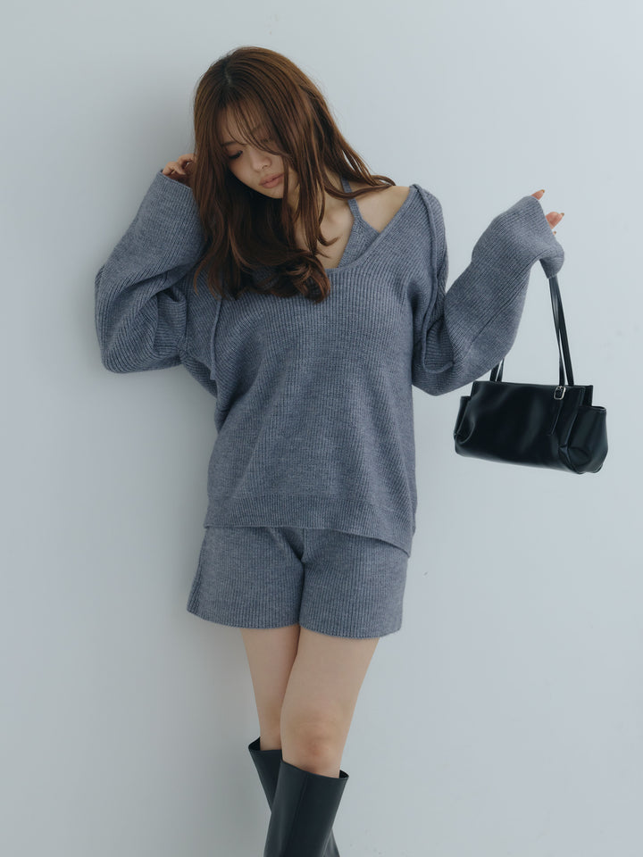 ソフトルーズフーディニット3 PIECES SET UP