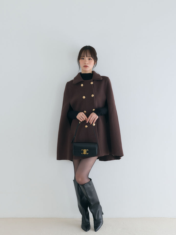 クラシカルAラインケープコート