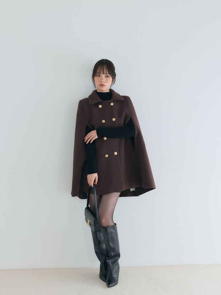 クラシカルAラインケープコート