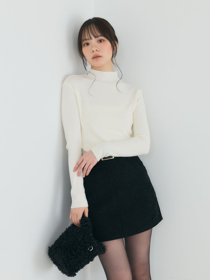 ベロアミニスカート