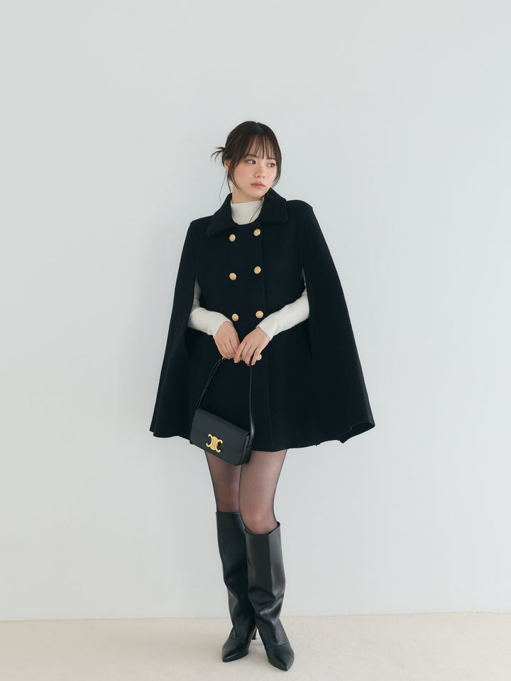 クラシカルAラインケープコート