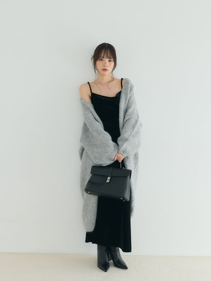 ドレープベロアワンピース
