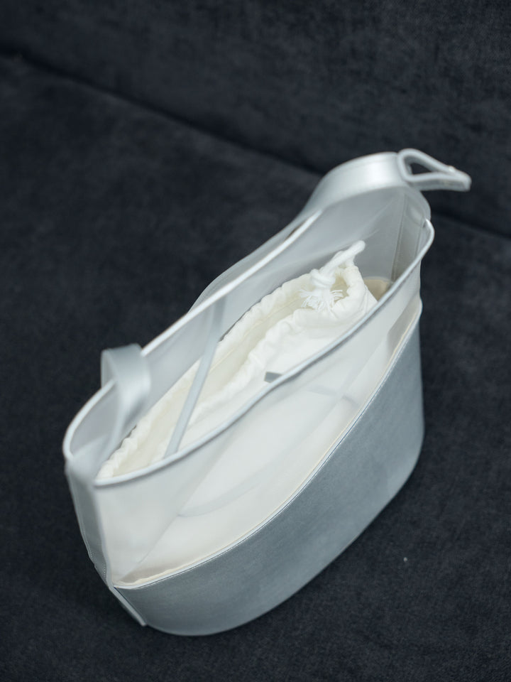 アシメデザインメッシュバケツBAG