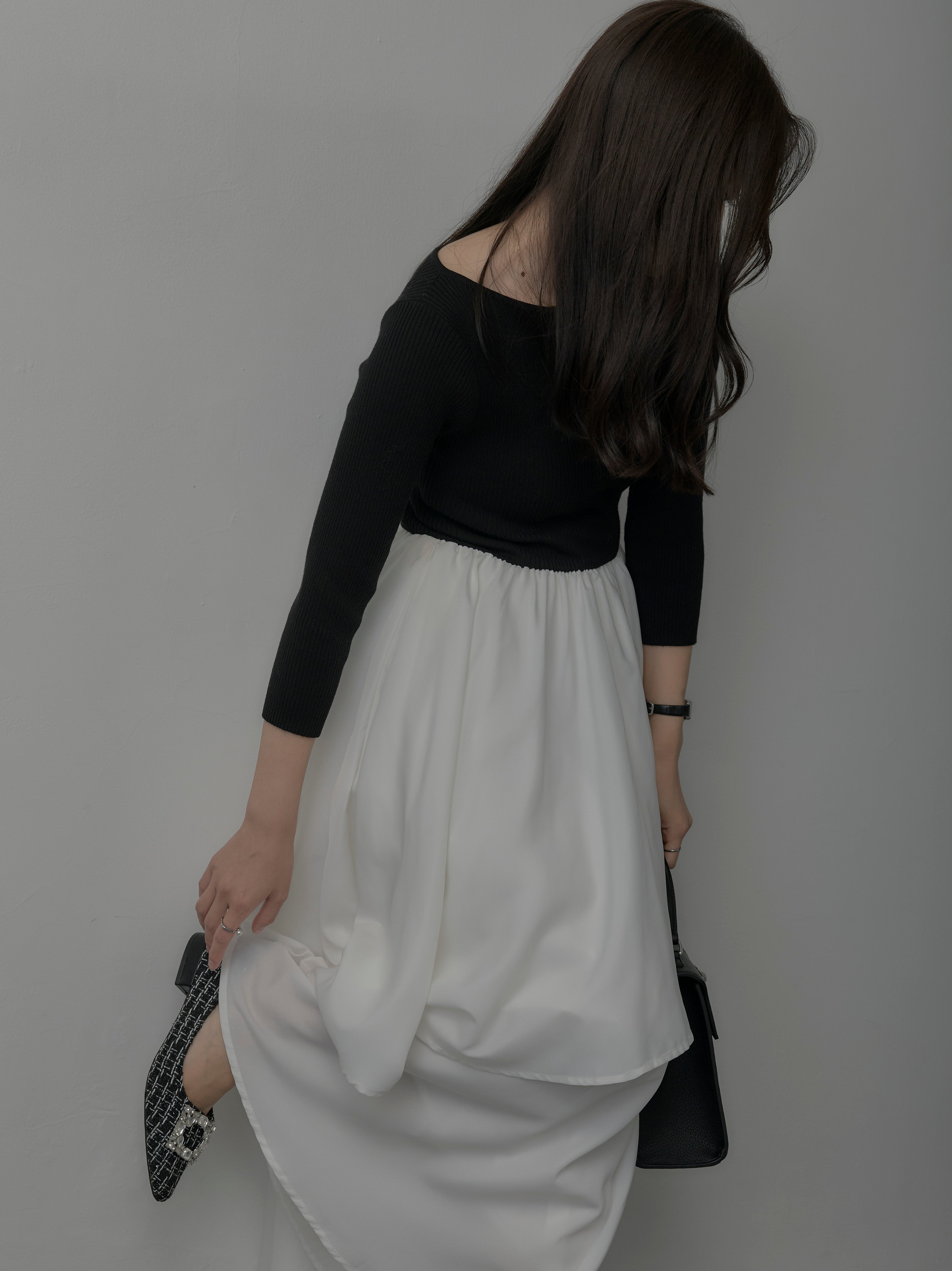 nairo オケージョンドレス ホワイト×ブラックS DRESS / ALL IN ONE – nairo