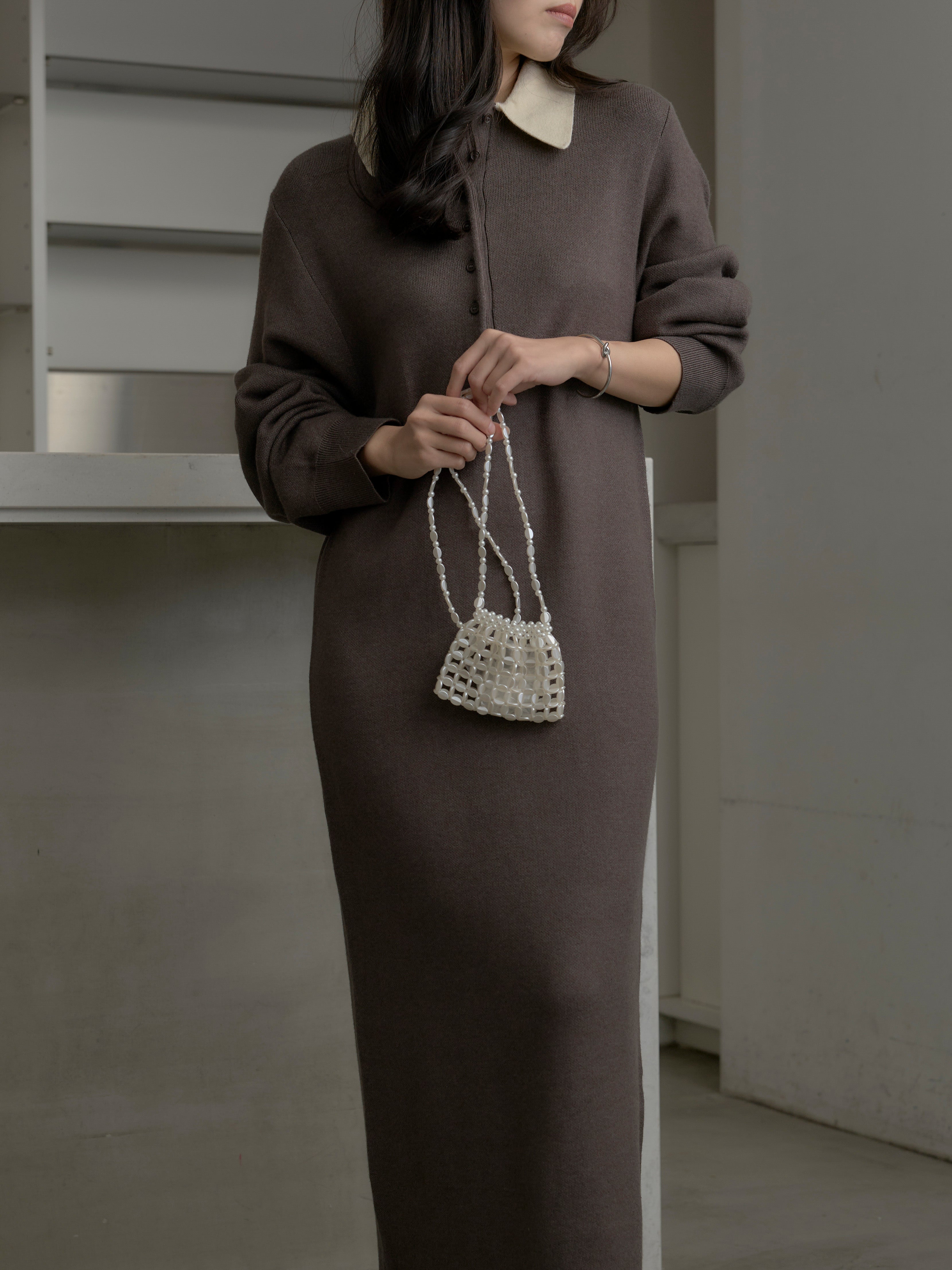 配色ポロニットワンピース – nairo