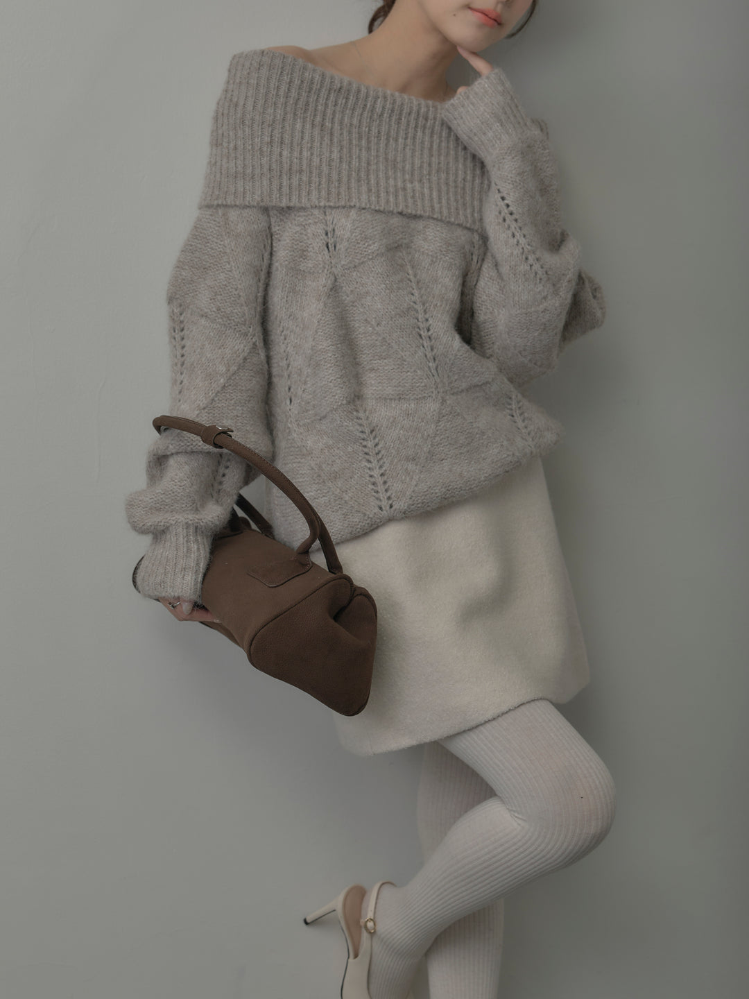 ブークレ台形ミニスカート