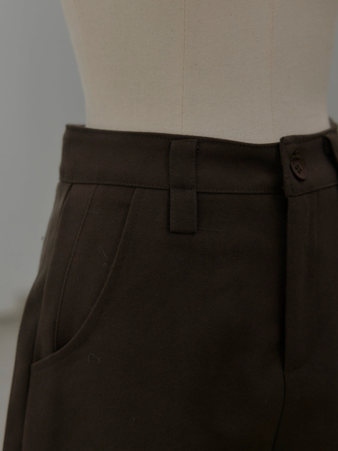 ウールタッチミニショートパンツ