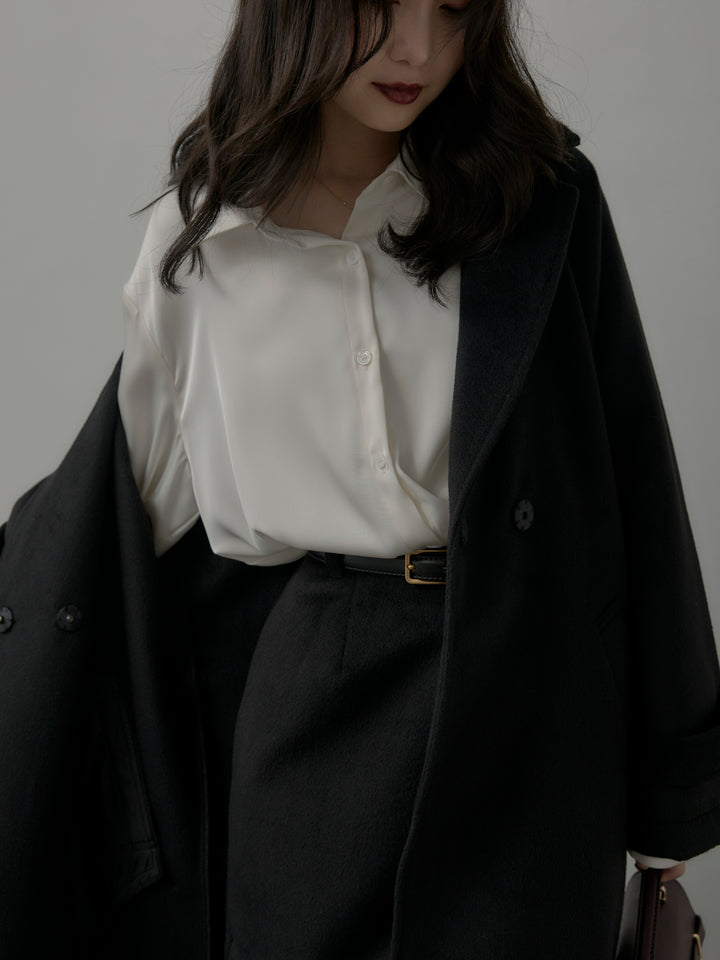 【Essential】ウールタッチミニスカート