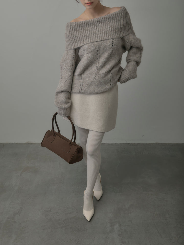 ブークレ台形ミニスカート