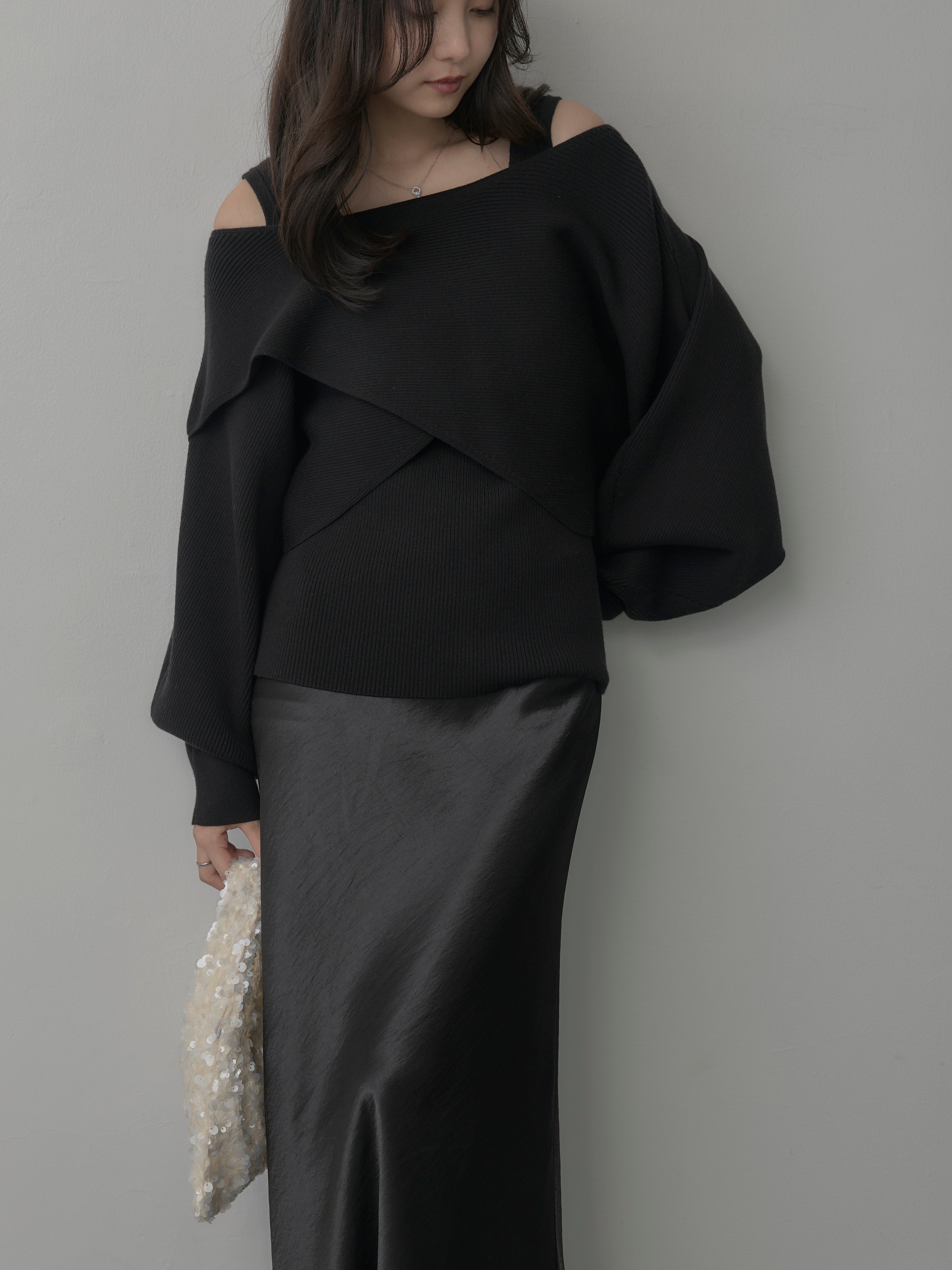 完売品✨美品✨2025年　ドゥロワー レースニットスカート　ミモレ　黒　M 現行 forksy.】フラワーモチーフクロシェ編みスカート forksy.│MONO-MART