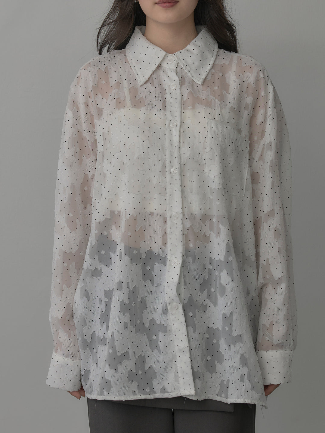 [予約]シアージャガードドットシャツ