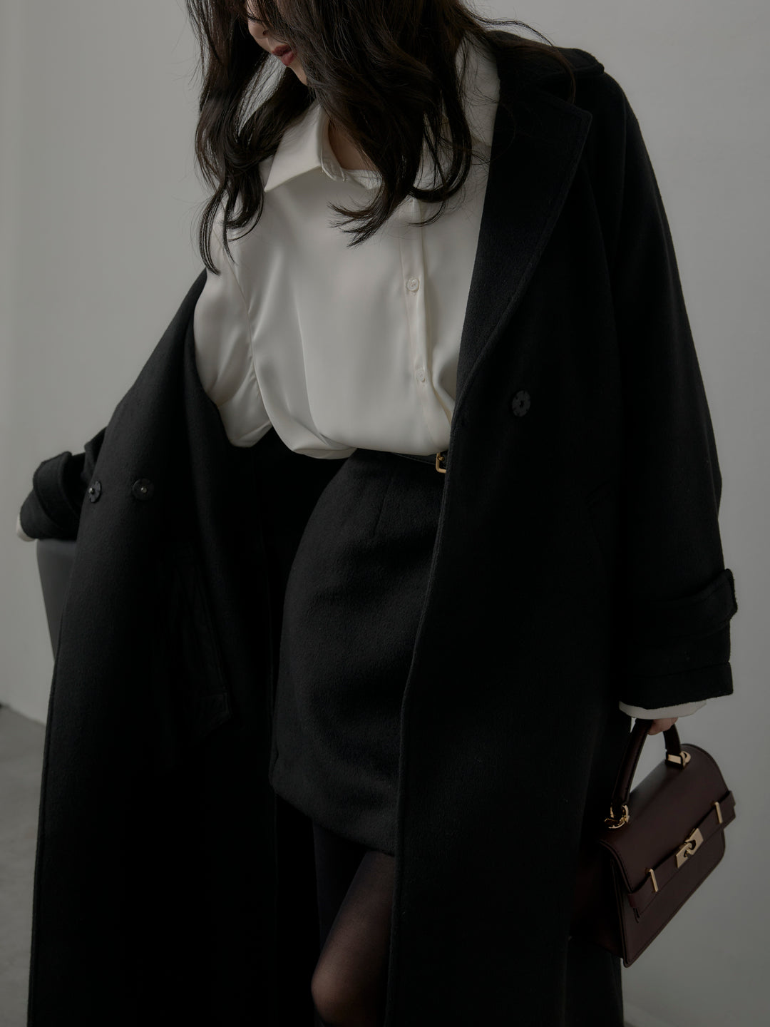 【Essential】ウールタッチミニスカート