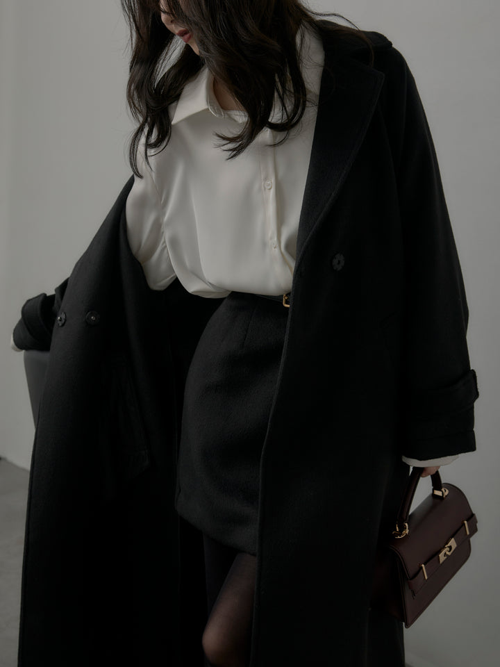 【Essential】ウールタッチミニスカート