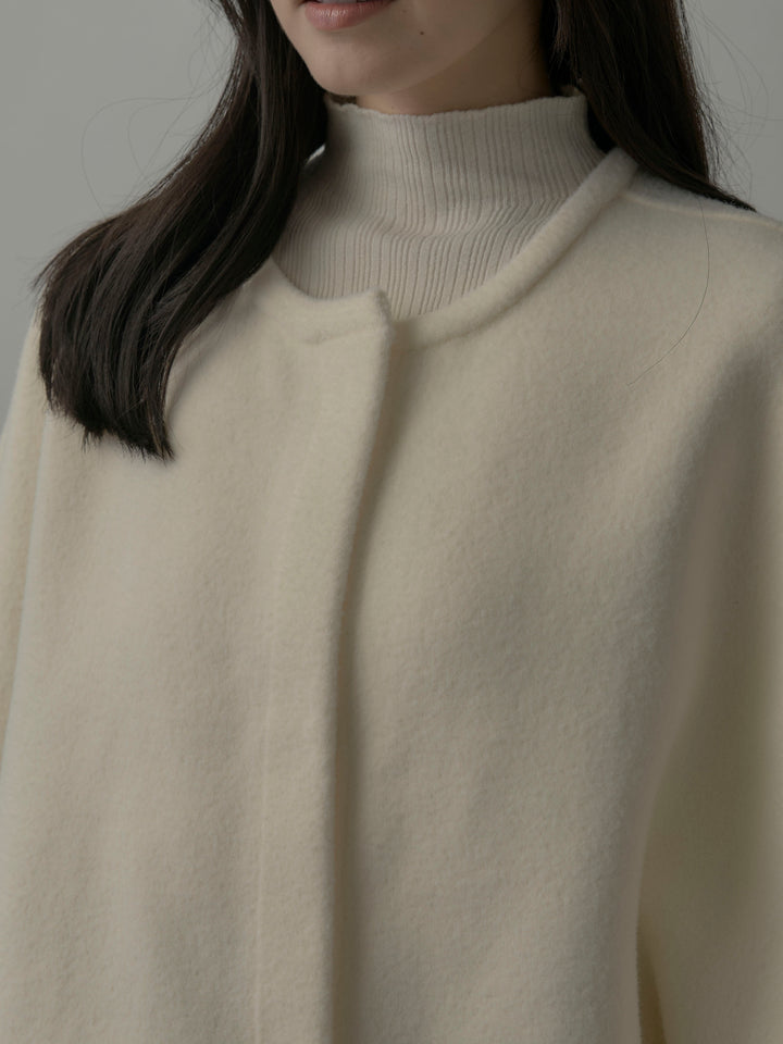 マフラー付き2WAYケープコート