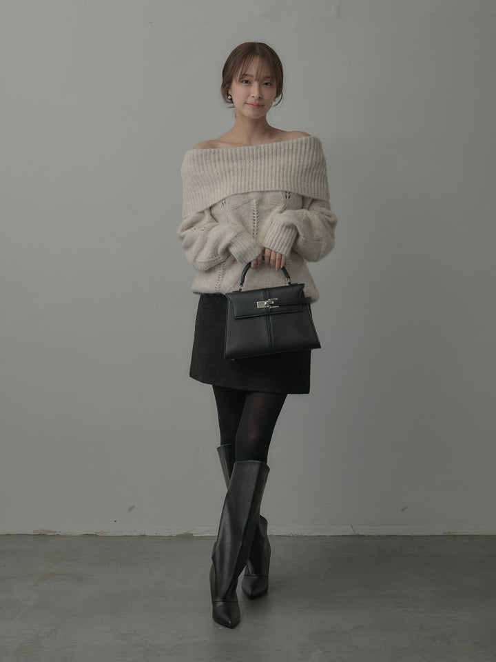 ブークレ台形ミニスカート