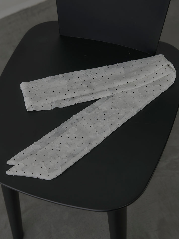 【SET】シアージャガードドットシャツ+ラップワイドパンツ(2set)